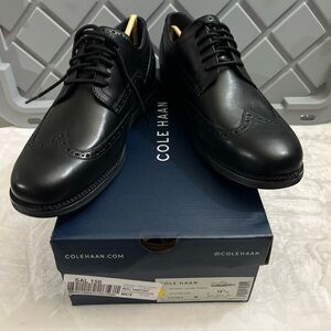 Shoes Men’s Cole Haan   Original Grand Wingtip Oxford - Black  - Size US 9 1/2 W